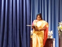 Mrs. Shiyamini Thavapalan, Management Officer in Jaffna Region won the 1st prize in Inter Public Employees Creative Skill Competition conducted by the Ministry of Cultural Affairs in 2024